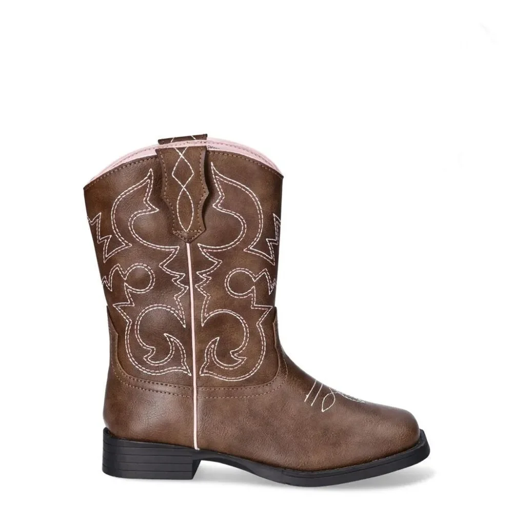 Big Girls Western Cowgirl Boots Shoes Size 6